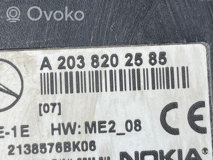 Mercedes-Benz Vaneo W414 Sterownik / Moduł sterujący telefonem A2038202585