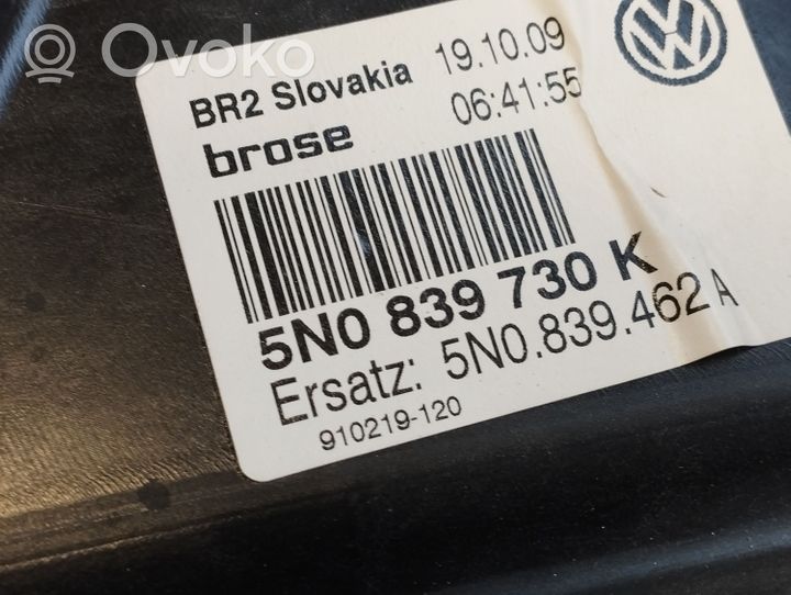 Volkswagen Tiguan Elektriskā loga pacelšanas mehānisma komplekts 5N0839730K