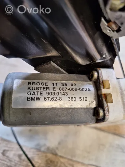 BMW 5 E39 El. Lango pakėlimo mechanizmo komplektas 67628360512