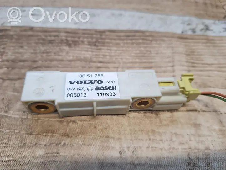 Volvo XC90 Oro pagalvių smūgio daviklis 8651755
