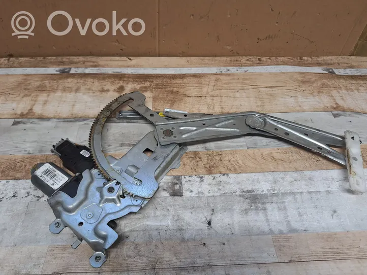 Opel Meriva A Front door window regulator with motor 93389552