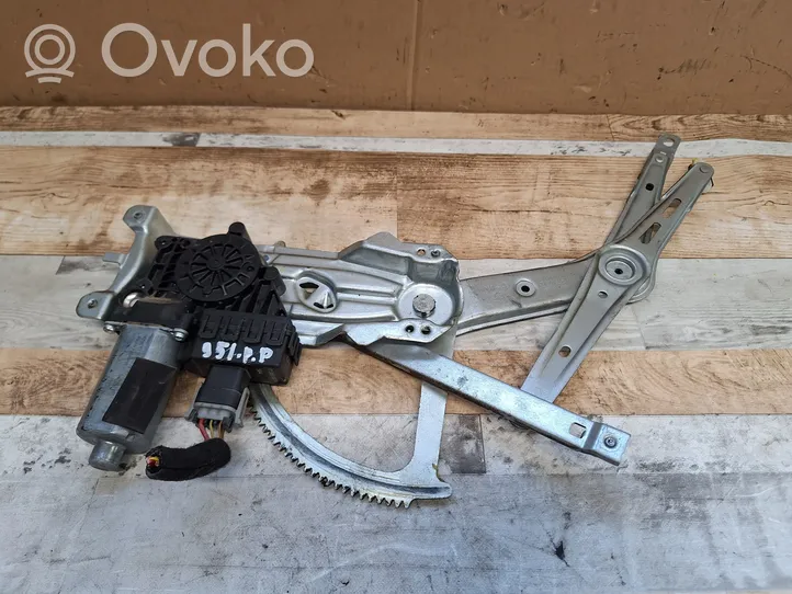 Opel Astra H Front door window regulator with motor 13100418