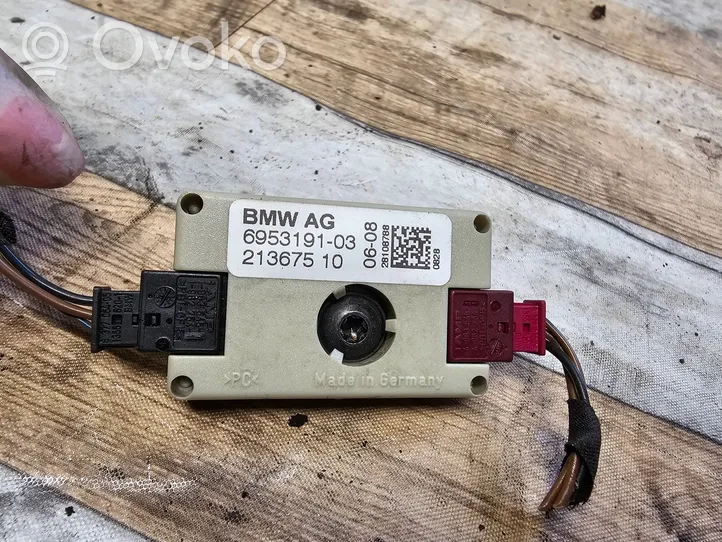 BMW 5 E60 E61 Module unité de contrôle d'antenne 6953191