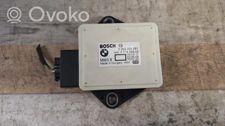 BMW 5 E60 E61 ESP Drehratensensor Querbeschleunigungssensor 0265005681