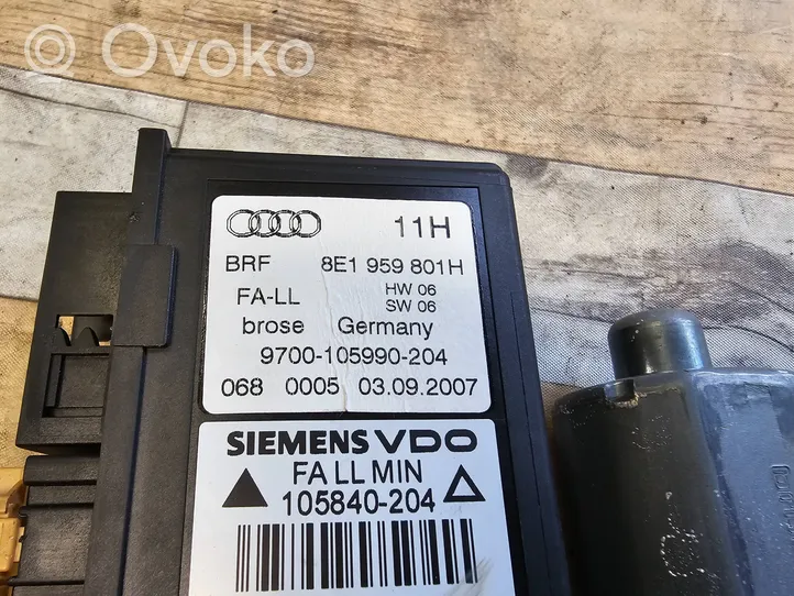 Audi A4 S4 B7 8E 8H Silniczek podnośnika szyby drzwi 8E1959801H