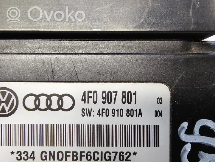 Audi A6 S6 C6 4F Käsijarrun ohjainlaite 4F0907801