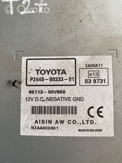 Toyota Avensis T270 Radio/CD/DVD/GPS-pääyksikkö PZ4450033301