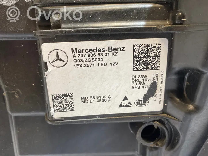 Mercedes-Benz GLA H247 Lampa przednia A2479066301