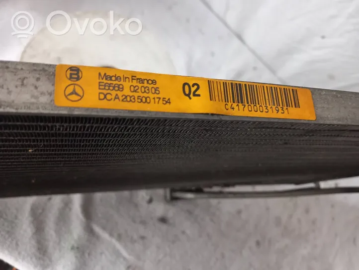 Mercedes-Benz SLK R171 Oro kondicionieriaus radiatorius aušinimo A2035001754