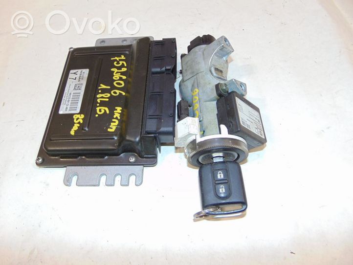 Nissan Primera Komputer / Sterownik ECU i komplet kluczy 23710AU379