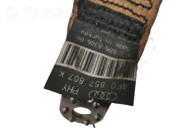 Audi A6 S6 C6 4F Ceinture de sécurité arrière centrale (siège) 4F0857807K