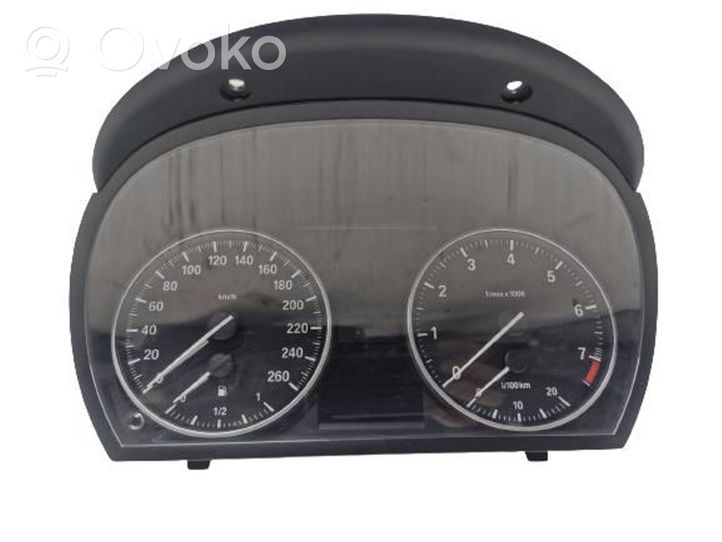 BMW 3 E90 E91 Compteur de vitesse tableau de bord 9166839