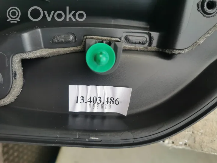 Opel Corsa E Apmušimas slankiojančių durų (obšifke) 