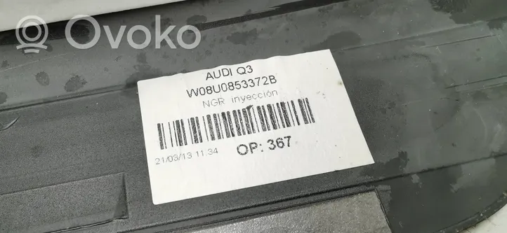 Audi Q3 8U Copertura del rivestimento del sottoporta anteriore 8U0853372B