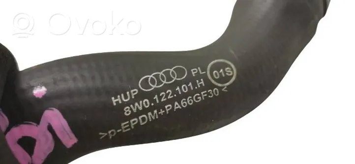 Audi A4 S4 B9 Przewód / Wąż chłodnicy 8W0122101H