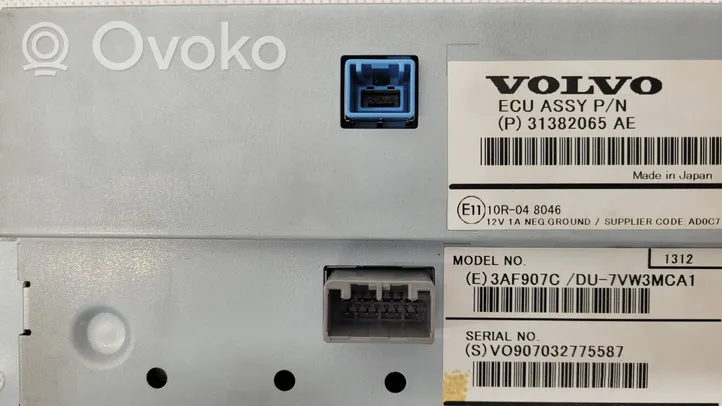 Volvo V60 Monitor / wyświetlacz / ekran 31382065