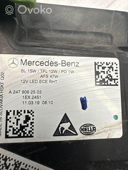 Mercedes-Benz B W247 Priekinis žibintas A2479062503