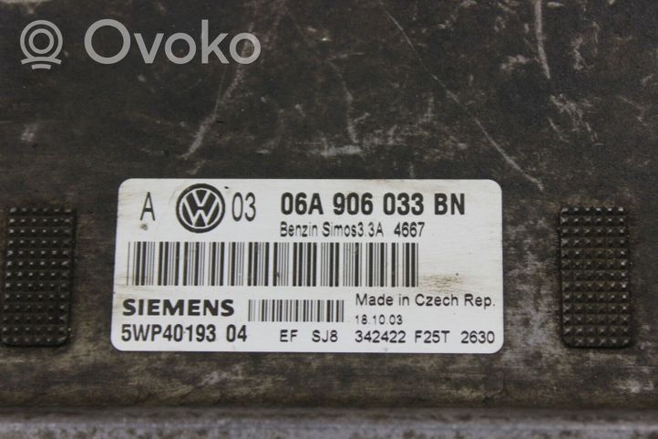 Volkswagen Golf IV Sterownik / Moduł ECU 06A906033BN