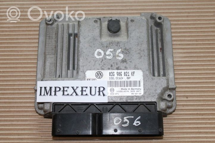 Volkswagen Touran I Calculateur moteur ECU 03G906021KF