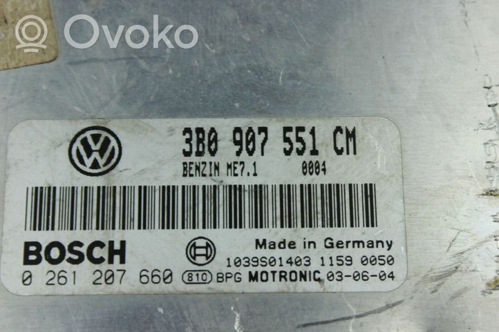 Volkswagen PASSAT B5.5 Centralina/modulo del motore 3B0907551CM