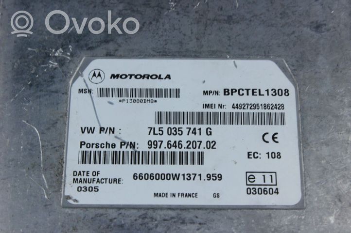 Porsche Cayenne (9PA) Unité de commande, module téléphone 99764620702