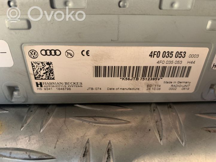 Audi A6 S6 C6 4F Centralina/modulo navigatore GPS 4F0035053