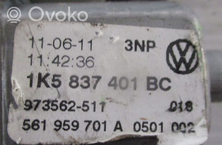 Volkswagen Golf VI Moteur de lève-vitre de porte avant 1K5837401