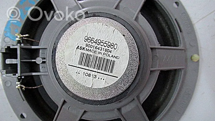 Citroen DS3 Garsiakalbis (-iai) galinėse duryse 9664955980