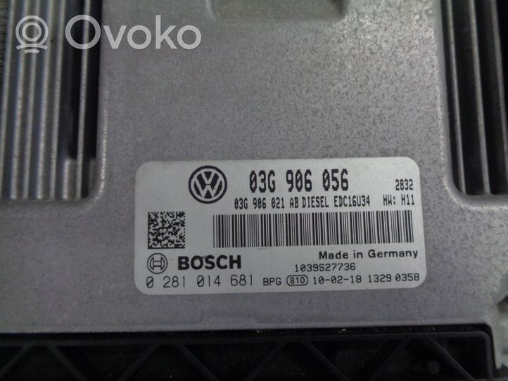 Volkswagen Golf V Sterownik / Moduł ECU 03G906056