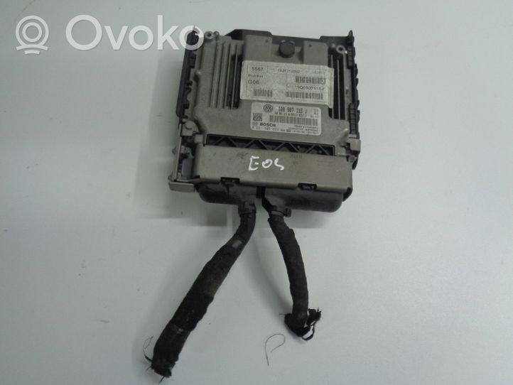 Volkswagen Eos Unité de commande, module ECU de moteur 1Q0907115J