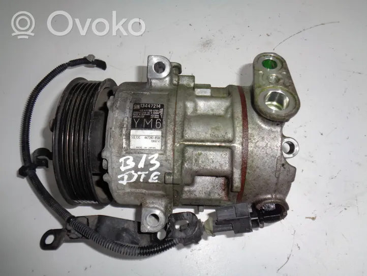 Opel Corsa E Ilmastointilaitteen kompressorin pumppu (A/C) 13447214