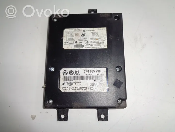 Volkswagen Touareg I Bluetooth control unit module 7P6035730L