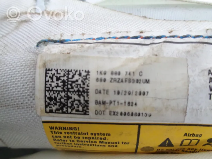 Volkswagen Golf VI Roof airbag 1K9000741C