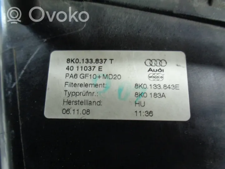 Audi A4 S4 B7 8E 8H Air filter box 8K0133835AD
