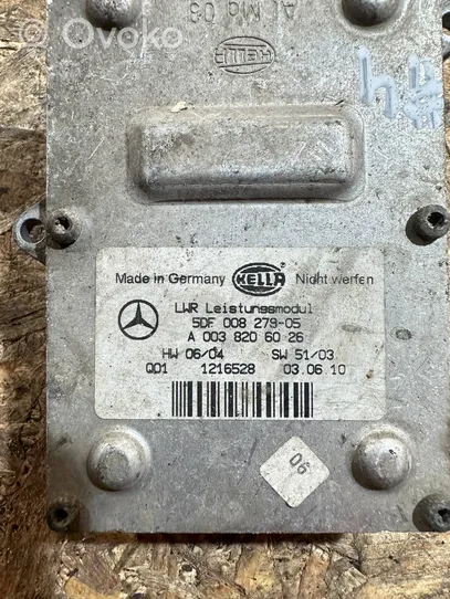 Mercedes-Benz E W211 Module de ballast de phare Xenon A0038206026