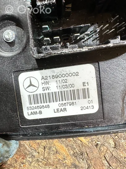 Mercedes-Benz B W246 W242 LED-liitäntälaitteen ohjausmoduuli A2189000002