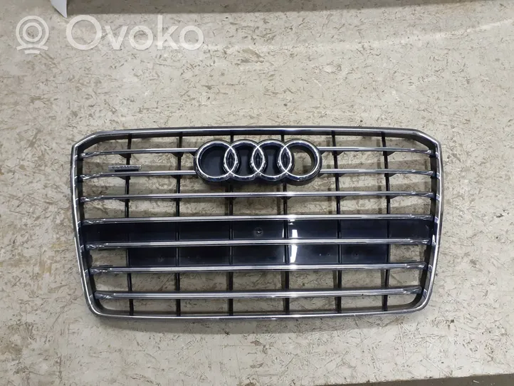 Audi A8 S8 D4 4H Maskownica / Grill / Atrapa górna chłodnicy 4H0853651AB