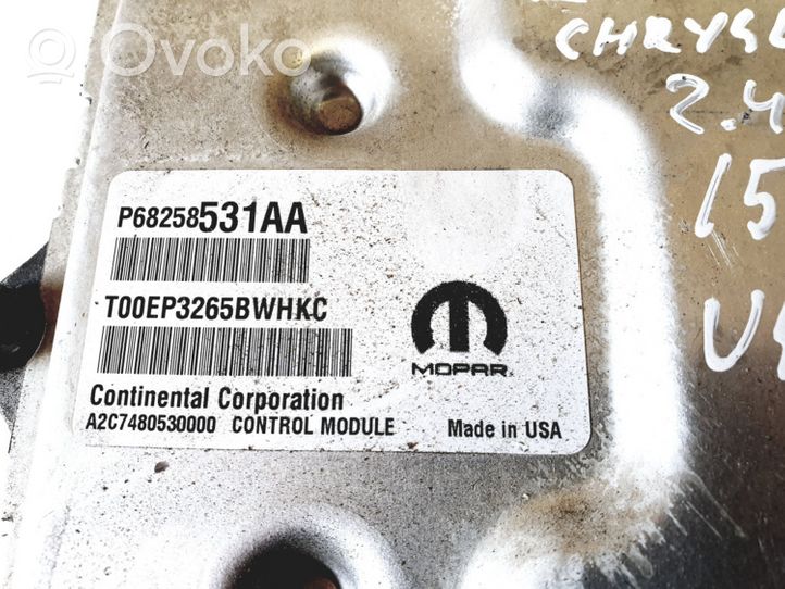 Chrysler 200 Calculateur moteur ECU P68258531AA
