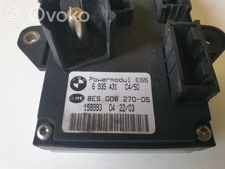 BMW 7 E65 E66 Module de contrôle de batterie 6935431