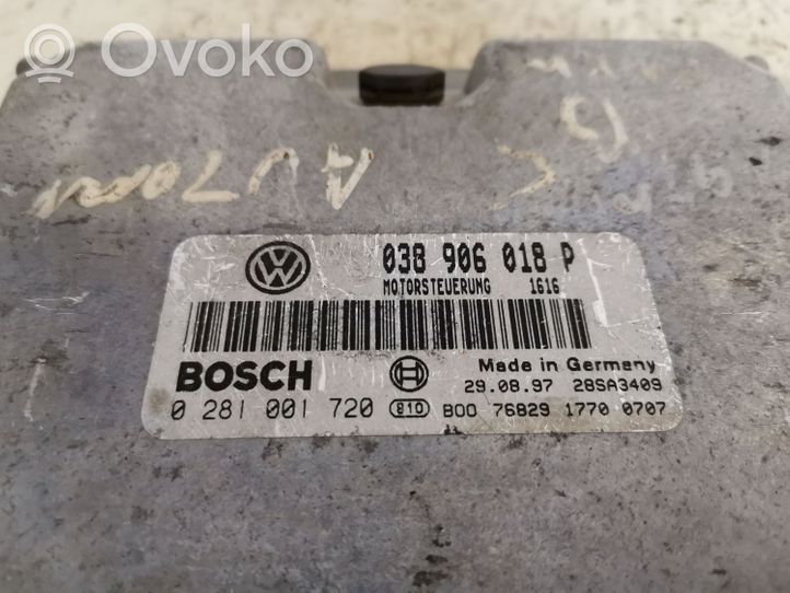 Volkswagen PASSAT B5.5 Moottorin ohjainlaite/moduuli 038906018P