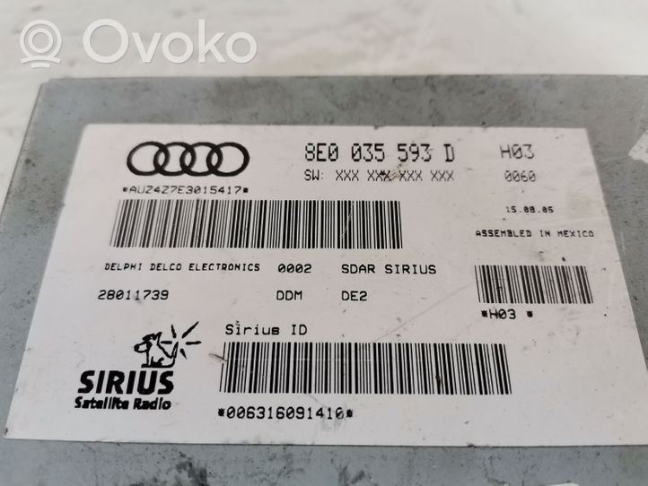 Audi A4 S4 B7 8E 8H Garso stiprintuvas 8E0035593D