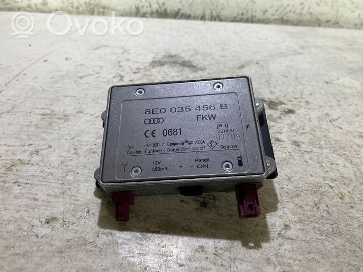 Audi A4 S4 B7 8E 8H Module unité de contrôle d'antenne 8E0035456B