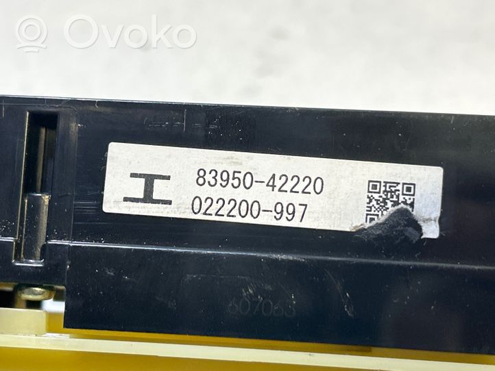 Toyota RAV 4 (XA40) Monitori/näyttö/pieni näyttö 8395042220