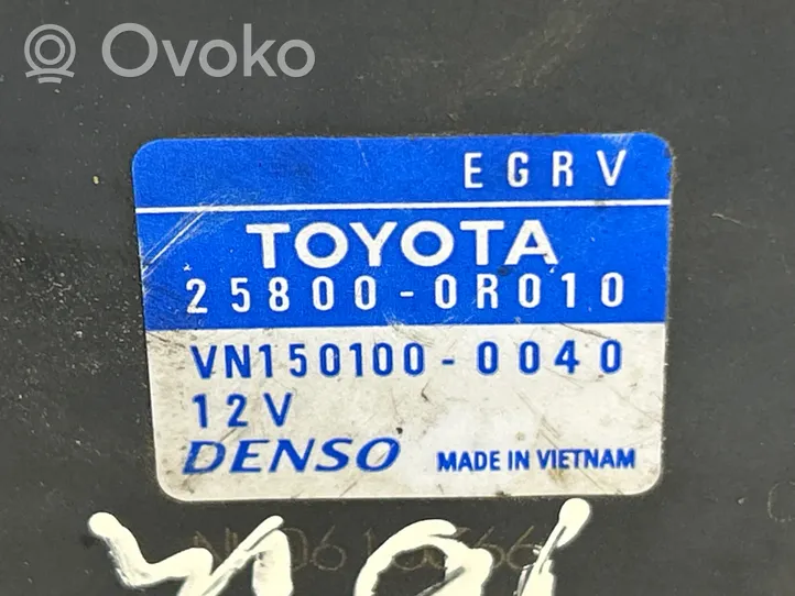 Toyota Avensis T270 Soupape vanne EGR 258000R010