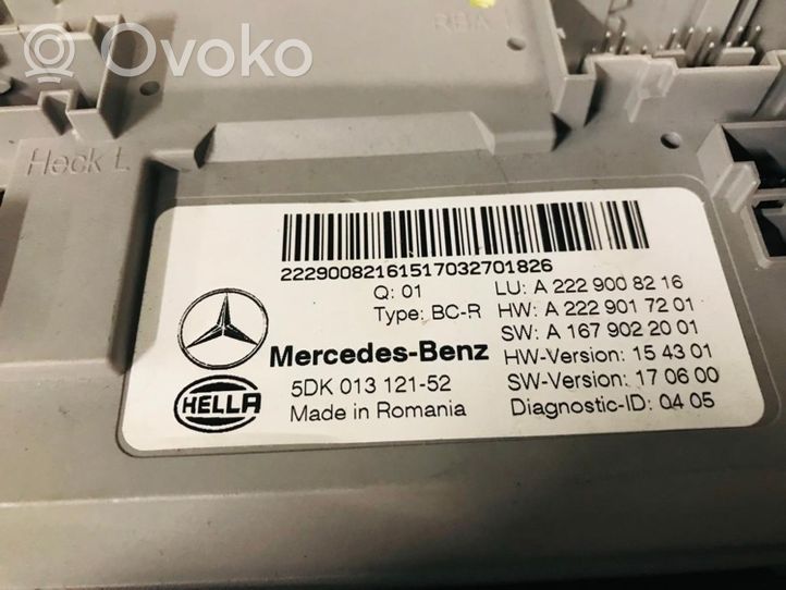 Mercedes-Benz S W222 Moduł / Sterownik komfortu A2229008216