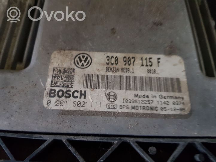 Volkswagen PASSAT CC Moottorin ohjainlaite/moduuli 3C0907115F
