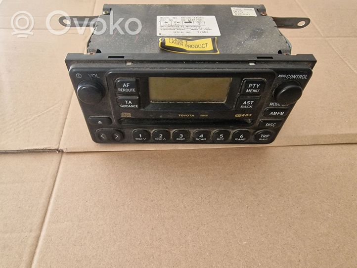 Toyota Previa (XR30, XR40) II Radio/CD/DVD/GPS-pääyksikkö 8612044080