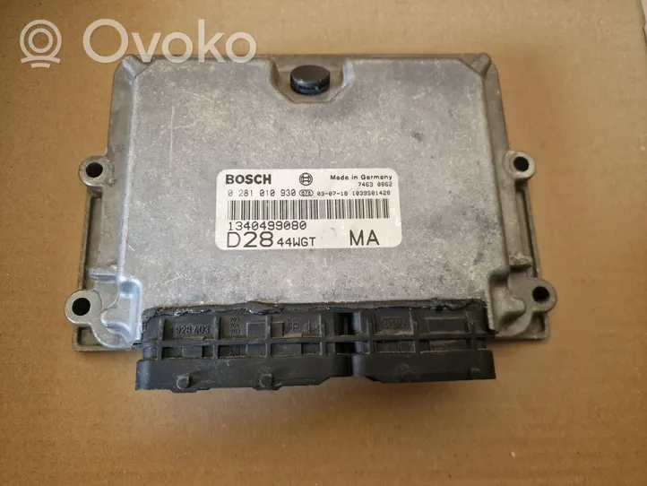 Peugeot Boxer Sterownik / Moduł ECU 0281010930