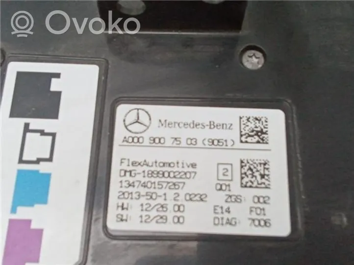 Mercedes-Benz CLA C117 X117 W117 Kattokonsolin valaisinyksikön koristelista A0009007503