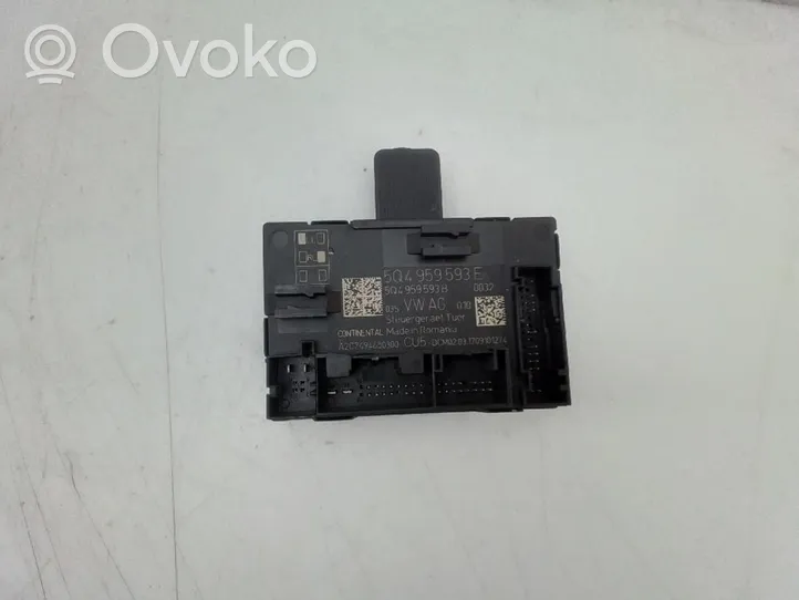 Seat Leon (5F) Oven keskuslukituksen ohjausyksikön moduuli 5Q4959593E